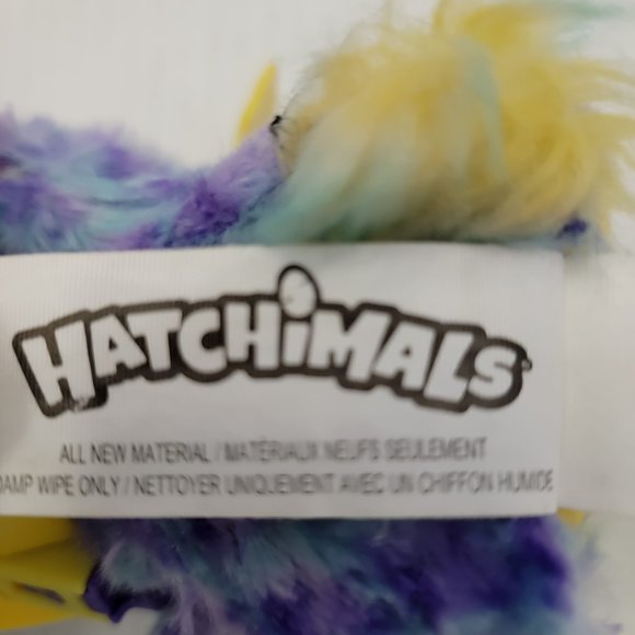 Hatchimals Spinmaster Blue Yellow Purple Bird Eye Light Up Interactive Sound - Picture 6 of 15